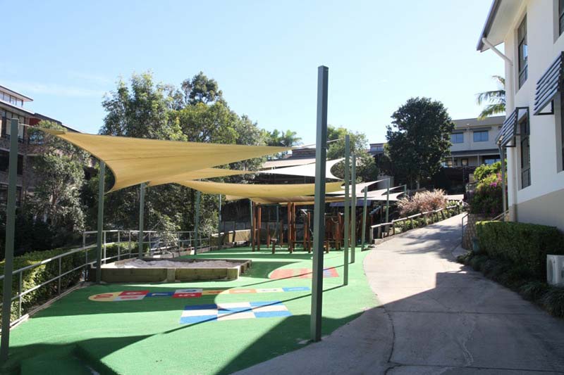 playground shade at a local school